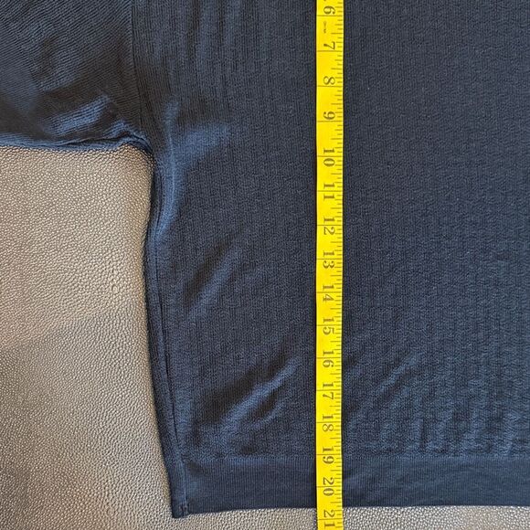 Mos Mosh MM Swann O-SS Flora Tee Women's Black Cropped Boxy Top size Medium - Picture 6 of 9